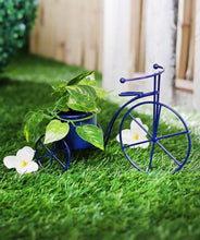 Small Cycle Planter Blue