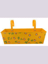 Handpainted Rectangle Planter Yellow