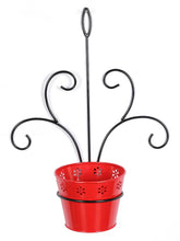Wall Mounted Red Planter