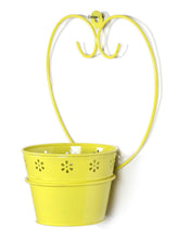 Wall Mounted Yellow Planter