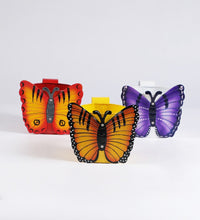 Set of Three Butterfly Railing planters