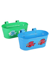 Set of two Fish Tub Blue & Green