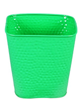 Set of Two Embossed Pot Green