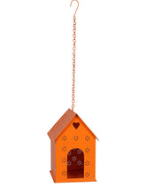 Hut Shape Bird House Orange