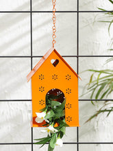 Hut Shape Bird House Orange