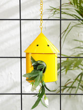 Round Hut Bird House Yellow