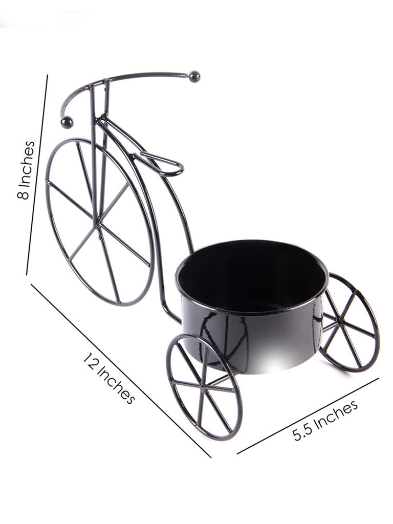 Big Cycle Planter Black– Exotic Flora