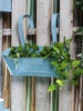 Oval Railing Planter Large Blue