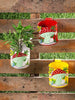 Set of Three Mushroom Railing Planters