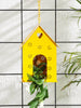 Hut Shape Bird House Yellow