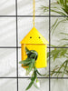 Round Hut Bird House Yellow